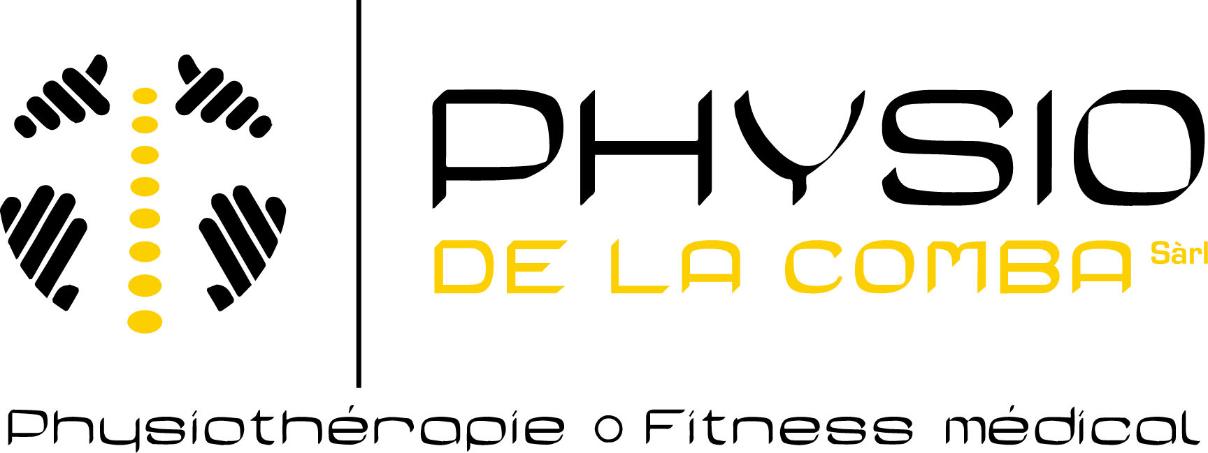 Logo d'un cabinet de physiothérapie.